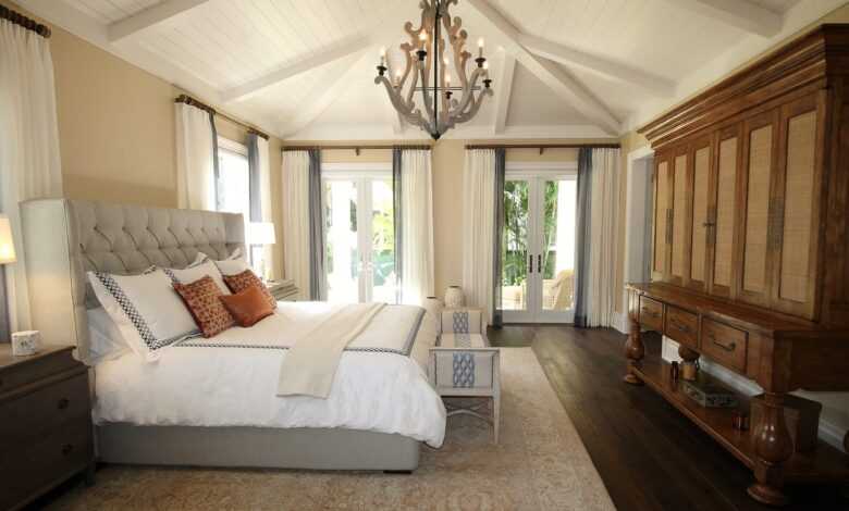 bedroom, design, luxury