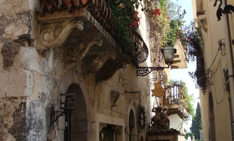 sicily, taormina, italy