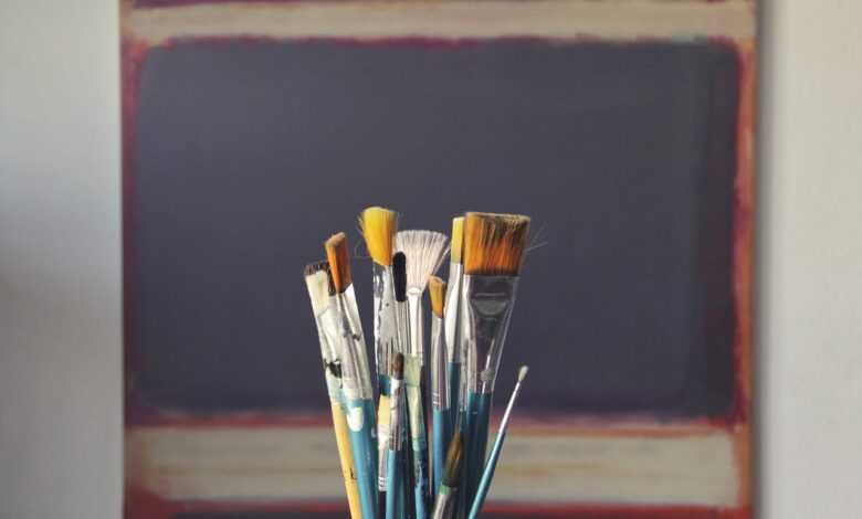 brushes, art, paint