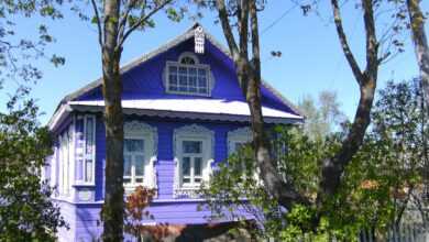 dacha, russia, cut wood