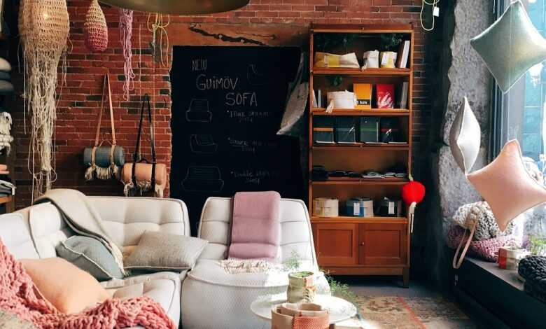 brick wall, room, interior design