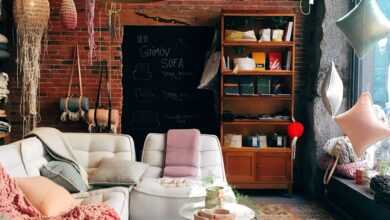 brick wall, room, interior design