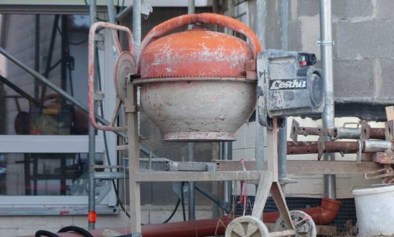 drum mixer, concrete mixer, concrete