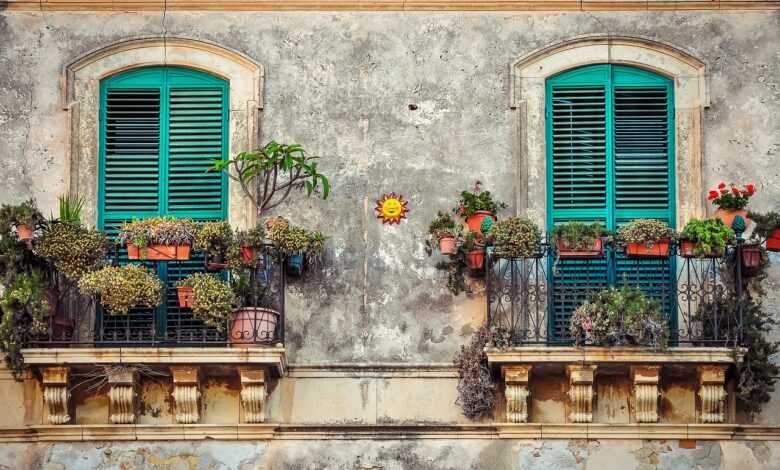 balcony, cuba, house