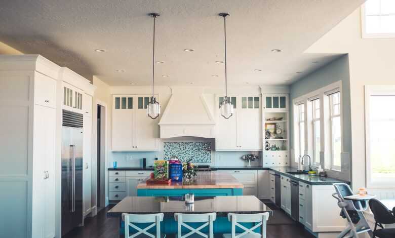 kitchen, interior design, indoors