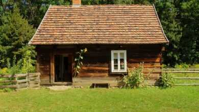 house, cottage, old hut