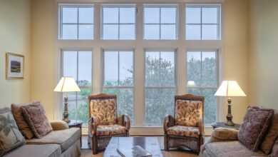 living room, windows, interior