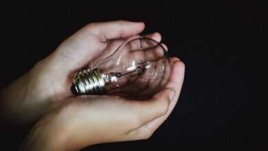 bulb, idea, power