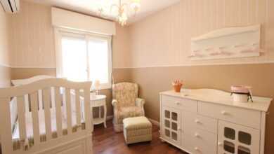 bedroom, baby, baby crib