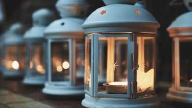 lamps, lanterns, candles