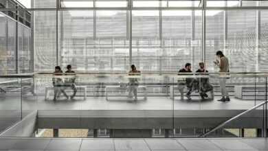 sitting, museum, glass