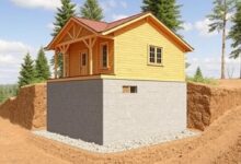 Як змонтувати каркас на плитний фундамент