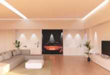 white living room with white couch and white couch