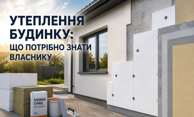 Утеплення будинку: що потрібно знати власнику